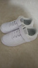 特步童鞋兒童空一校園百搭小白鞋學(xué)生板鞋 新白色 33 曬單實(shí)拍圖