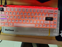 MelGeekMADE68 PRO+磁軸鍵盤TTC萬磁王紫心軸RT0.01電競游戲客制化機械無畏契約打瓦小蜜蜂情侶 MADE68 PRO+粉光【紫心軸】 有線MelGeek 68鍵 曬單實拍圖
