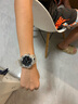 卡西歐（CASIO）黑金手表gshock黑白賽車(chē)冰韌運動(dòng)時(shí)尚學(xué)生防水送男友七夕禮物腕表 GA-700SKE-7A冰韌白+透明表帶 曬單實(shí)拍圖