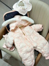 新生的兒見(jiàn)面禮盒初生嬰幼兒衣服套裝寶寶滿(mǎn)月周歲見(jiàn)面禮物高檔冬 多巴胺 粉兔寶寶 66cm 0-4個(gè)月 曬單實(shí)拍圖