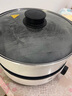 美的（Midea）電火鍋 火鍋專(zhuān)用鍋3-4人 電鍋一體家用多功能鍋 一鍋多用宿舍電煮鍋 電熱鍋分體可拆 4L 【底座可當電磁盤(pán)】26easy501 曬單實(shí)拍圖