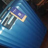新秀麗（Samsonite）行李箱25英寸拉桿箱豎條紋大容量旅行箱包托運密碼箱藍色GU9 曬單實(shí)拍圖