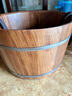 瑤妹泡腳桶木桶洗腳盆實(shí)木足浴盆家用木質(zhì)養生桶送女友 曬單實(shí)拍圖
