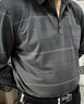 恒源祥春秋季新款中年男士長(cháng)袖t恤修身純棉翻領(lǐng)打底衫休閑爸爸裝上衣 S268灰色 春秋薄 款 XL 175(135-155斤) 曬單實(shí)拍圖