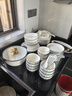 瓷禮萬(wàn)家【京東限定】碗家用套裝碗盤餐具68件贈(zèng)14件破損包賠 曬單實(shí)拍圖