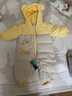巴拉巴拉童裝嬰兒羽絨服連體衣寶寶2025新款冬裝加厚保暖哈衣爬服萌趣造型 咖色小鴨子-白鴨絨 80 cm-充絨量82g 曬單實(shí)拍圖