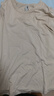 蕉內(nèi)熱皮保暖內(nèi)衣女士打底衫圓領(lǐng)美體肌底衣棉感發(fā)熱秋衣保暖衣 【圓領(lǐng)】燕麥奶 L 曬單實拍圖