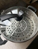 美的（Midea）多用途鍋 電蒸鍋 電炒鍋多功能鍋蒸包子鍋電鍋 加厚304不銹鋼電煮鍋 電火鍋 12.5L MZ-ZGC32J50 曬單實(shí)拍圖