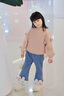 G.DUCKKIDS小黃鴨童裝女童褲子冬季兒童牛仔褲女寶寶加絨保暖貓咪直筒牛仔褲 圖片色 110 尺碼4~5歲【100-110cm】cm 曬單實(shí)拍圖