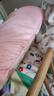 嬰兒枕頭哺乳枕斜坡枕加長(cháng)腿托寶寶枕頭新生兒0-3歲躺喂奶神器a類(lèi) 草莓小兔【升級綁帶防摔款+加長(cháng)腿托】雙面可用 默認 曬單實(shí)拍圖