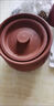 紫砂燉盅隔水燉家用一人份瓦罐湯陶瓷高端燕窩湯盅內膽蒸無(wú)釉蒸盅 單個(gè) 朱紅紫砂燉盅帶蓋 430ml 曬單實(shí)拍圖