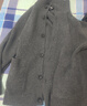 優(yōu)衣庫男女裝souffle?yarn舒芙蕾針織開(kāi)衫/毛衣毛衫25新款480023 08 深灰色 M 曬單實(shí)拍圖