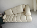 全友家居現代簡(jiǎn)約功能沙發(fā)頭層牛皮真皮沙發(fā)客廳直排式泡芙沙發(fā)家具 【白色牛皮 | 標準版】2.42m 多種面料+57cm坐深 曬單實(shí)拍圖
