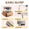 得力（deli）KF502-S兒童桌椅 學(xué)習家用 寫(xiě)字桌椅套裝 L型椅腳 學(xué)校課桌椅(灰) 曬單實(shí)拍圖