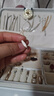 翡拉拉（fellala）「華彩緞帶」耳環(huán)女復古耳飾高級感耳扣簡約耳圈節(jié)日生日禮物 華彩緞帶耳扣|白色 曬單實拍圖