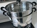 蘇泊爾（SUPOR）蒸鍋304不銹鋼26cm蒸籠雙層蒸煮湯鍋復底SZ26B46 曬單實(shí)拍圖