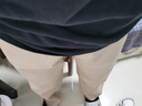 優(yōu)衣庫(kù)男裝女裝彈力棉質(zhì)舒適九分褲/休閑長(zhǎng)褲25秋冬新款479134 31 米色 L /175/88A 曬單實(shí)拍圖