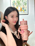 世大家明星同款保溫杯女士水杯送女友老婆中秋國慶伴手禮物大容量吸管杯 曬單實(shí)拍圖