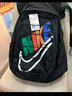 耐克（NIKE）男女雙肩包背包 大容量旅行包電腦書(shū)包休閑包HF7722-010 黑彩色 曬單實(shí)拍圖
