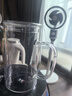 雅集豪飲杯玻璃杯辦公室 耐熱大容量水杯 男士帶蓋泡茶杯子850ml 曬單實(shí)拍圖