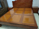 瓏維【12小時(shí)發(fā)貨】佛山金花梨木榫卯實(shí)木床老虎腳仿古主臥大床雙人床 花梨木床+床頭柜*2【支持延遲發(fā)貨】 1.8*2.0米(滿(mǎn)鋪床板+全榫卯) 曬單實(shí)拍圖