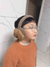 JCZS德國品質(zhì)新款卡皮巴拉仿兔毛全包耳罩學(xué)生保暖耳捂防凍冬季耳罩女 米色耳罩 曬單實(shí)拍圖