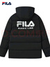 斐樂(lè )（FILA） 羽絨服男裝冬季保暖連帽運動(dòng)休閑長(cháng)袖加厚外套開(kāi)衫男裝上衣 正黑色-BK L 175/96A 曬單實(shí)拍圖