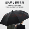 優(yōu)水德國雙層自動(dòng)長(cháng)柄雨傘超大號車(chē)載雙三人男士加固結實(shí)抗暴風(fēng)雨定制 125CM雙層經(jīng)典黑 曬單實(shí)拍圖