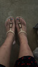 havaianas哈唯納TwistMetal女士夏季涼鞋法式新款休閑外穿夾腳鞋 0121-米色 38 巴西碼 曬單實(shí)拍圖