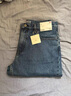 優(yōu)衣庫男裝女裝寬松直筒牛仔褲/水洗產(chǎn)品25秋冬新款479322 479322/66藍色 35 /175/88A 曬單實(shí)拍圖
