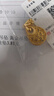 明牌珠寶黃金吊墜女足金水滴花絲項墜掛件AFC0241工費200 黃金吊墜 約3.57克 新版 曬單實(shí)拍圖
