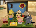 奇純故事盒子幼兒園手工diy制作材料包小劇場(chǎng)教具繪本大中班三個(gè)和尚 三只小豬【盒裝】-配視頻教程 曬單實(shí)拍圖