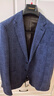 雅戈爾（YOUNGOR）西服男西便服綿羊毛單西棉混紡面料輕便舒適商場(chǎng)同款 深藍 M 170/92A 曬單實(shí)拍圖