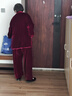 自由系南韓絨太極服秋冬季太極拳練功服女男武術(shù)服裝冬款金絲絨加厚鎖溫 曬單實(shí)拍圖