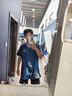 2025新款羽毛球服套裝夏季透氣速干運動(dòng)短袖T恤訓練比賽球衣印字 3125藏青套裝-男款 2XL 曬單實(shí)拍圖