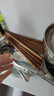 王麻子抗菌防霉高級雞翅木筷子 家用高檔木質(zhì)食品級【無(wú)漆無(wú)蠟】 10雙裝 曬單實(shí)拍圖