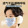卡爾美（KELME）兒童口罩耳罩保暖秋冬面罩女童上學(xué)防寒風(fēng)戶(hù)外防凍臉口罩護耳透氣 曬單實(shí)拍圖