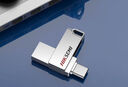 ?？低暎℉IKVISION）128GB Type-C雙接口插手機U盤(pán)大容量X307C USB3.2高速雙頭U盤(pán) 蘋(píng)果華為小米電腦兩用移動(dòng)辦公優(yōu)盤(pán) 曬單實(shí)拍圖
