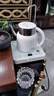 容聲（RONGSHENG）自動(dòng)上水電熱燒水壺家用燒水功夫茶具泡茶套裝抽水煮茶器電磁爐智能保溫一體機快壺電壺茶臺茶幾 0.8L 白色 曬單實(shí)拍圖