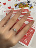 DR求婚鉆戒K金鉑金PT950經(jīng)典六爪簡(jiǎn)奢莫桑鉆石戒指情人節生日禮物 50分 D-E色/極白 禮盒+證書(shū) PT950 閉口(備注碼數) 曬單實(shí)拍圖