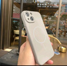 奶小鴨（NEYAA）適用蘋果15手機(jī)殼 iphone15保護(hù)套鏡頭全包超薄Magsafe磁吸充電液態(tài)硅膠防摔簡約男女款 鈦原色 曬單實(shí)拍圖