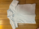 羅蒙男童短袖polo衫校園服飾春夏新款T恤女童班服 白色短袖POLO衫 160 曬單實拍圖