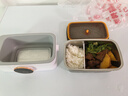 GBTW充電無(wú)線(xiàn)加熱飯盒免插電免注水大容量304不銹鋼內膽保溫戶(hù)外上班學(xué)生便攜自熱消毒電熱飯盒 1L 【快充+速熱保溫+/食品級加厚內膽】 曬單實(shí)拍圖