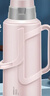 SIMELO明月保溫瓶玻璃內膽熱水壺加厚宿舍熱水瓶3.2L優(yōu)雅粉 曬單實(shí)拍圖