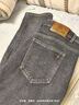 羅蒙（ROMON）牛仔褲男士春秋季厚款直筒高腰商務(wù)休閑褲男百搭彈力新款中年褲子 深藍色+淺藍色【加絨款】 36 【腰圍2尺9】 曬單實(shí)拍圖