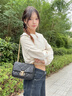 CinvaiKrose通勤包包女包2025年新款斜挎包女士單肩菱格鏈條包生日禮物送女友 黑色Black【小號】送女友老婆走心 曬單實(shí)拍圖