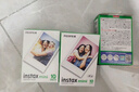 富士（FUJIFILM）instax迷你拍立得相機專(zhuān)用3寸拍立得相紙適用mini7+/7c/7s/11/40/90/99/evo/12/41/25/70等型號 20張白邊相紙+貼紙*2+相冊隨機*3 曬單實(shí)拍圖