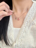央創(chuàng  )時(shí)尚中國黃金銀項鏈女2025新款生日禮物女生高級小眾送女朋友閨蜜S925 曬單實(shí)拍圖