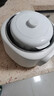 美的（Midea）電燉鍋 電燉盅隔水燉鍋家用燕窩燉盅陶瓷燉湯盅電燉鍋嬰兒輔食小燉鍋煲湯電蒸鍋電砂鍋煲湯鍋 1L 【24h預約定時(shí)】帶蒸籠DZE1088 曬單實(shí)拍圖