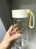 富光清然玻璃杯 高硼硅玻璃水杯子 女生便攜牛奶咖啡高顏值茶杯480ml 曬單實(shí)拍圖